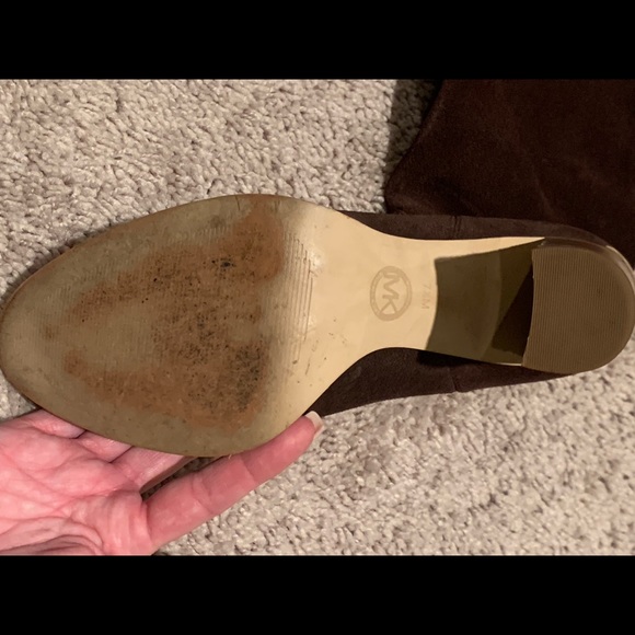Michael Kors “Regina” Knee-High Suede Boots - Picture 4 of 5